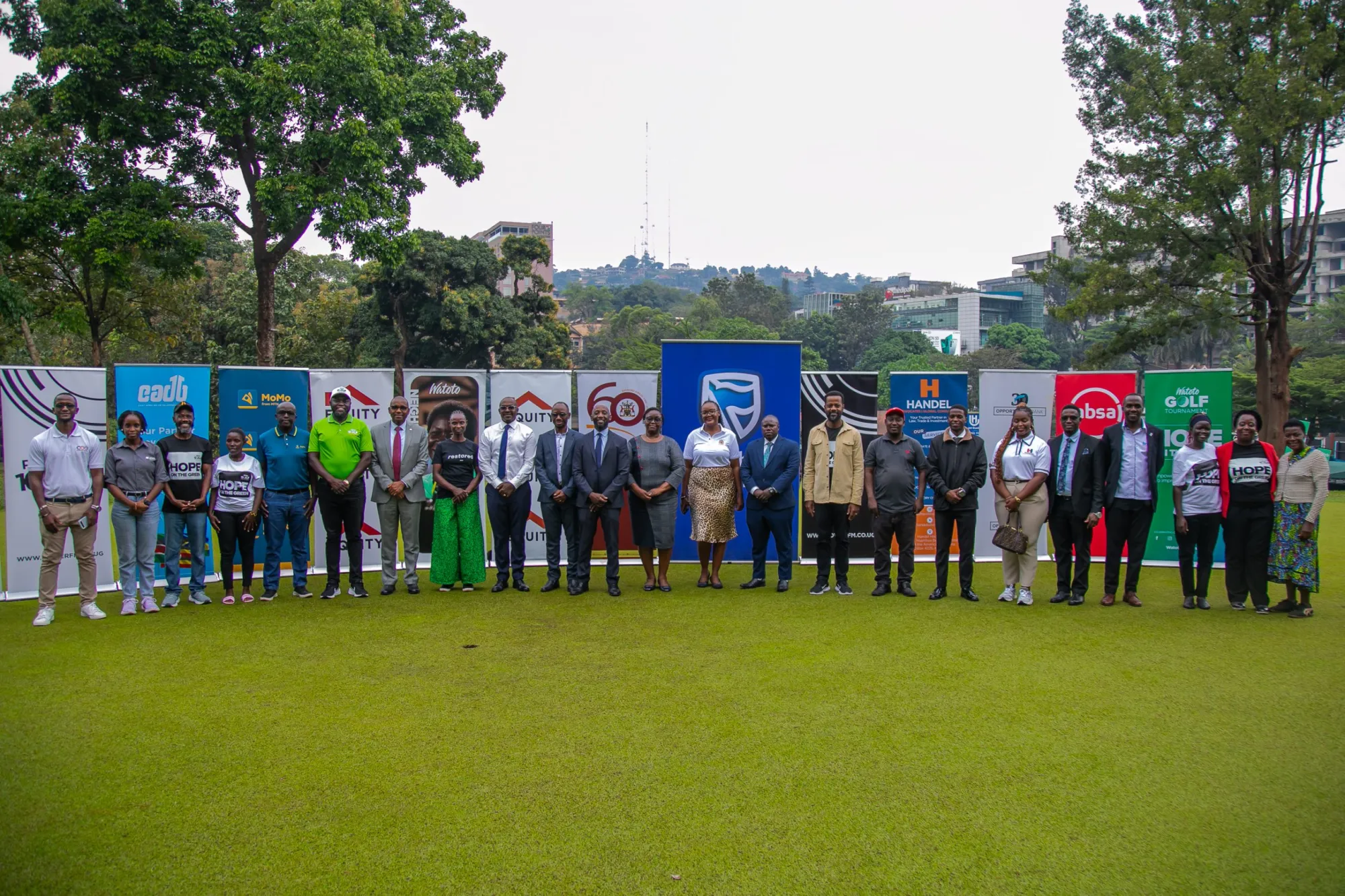 Watoto team together with the partners of 2026 Watoto Golf Tournament